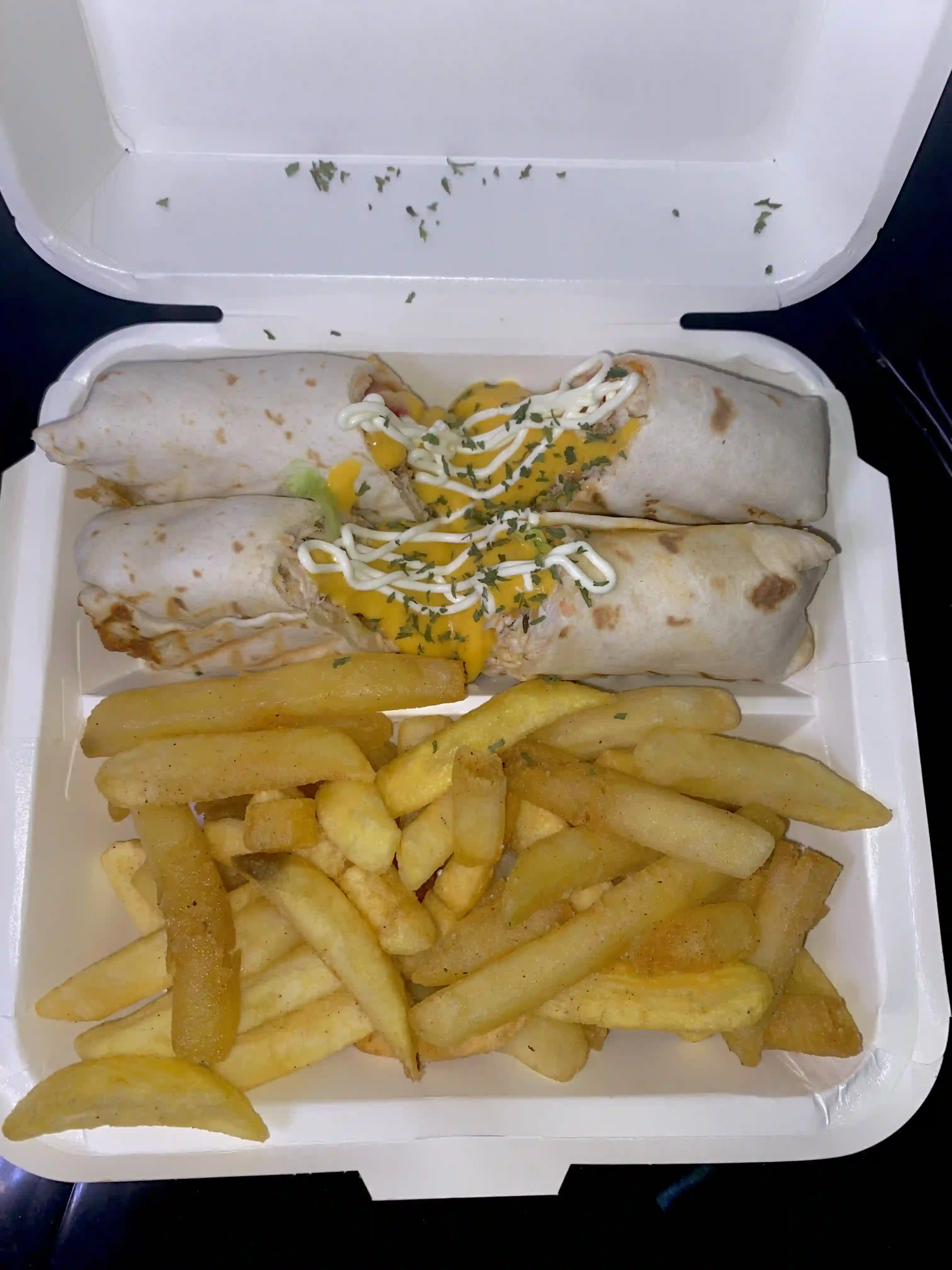 Wrap & Fries Combo