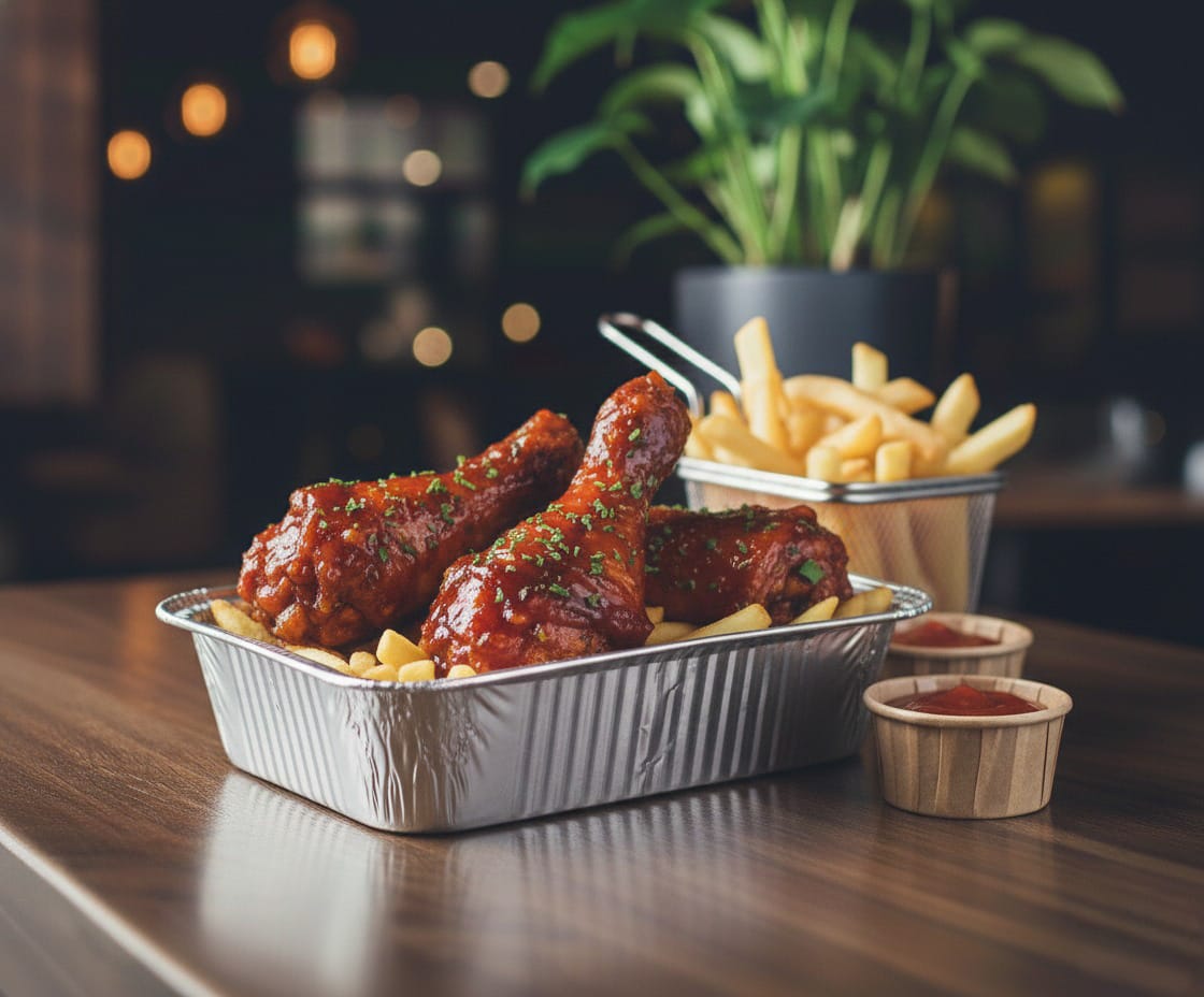 Sweet Chilli Fried Chicken with Fries